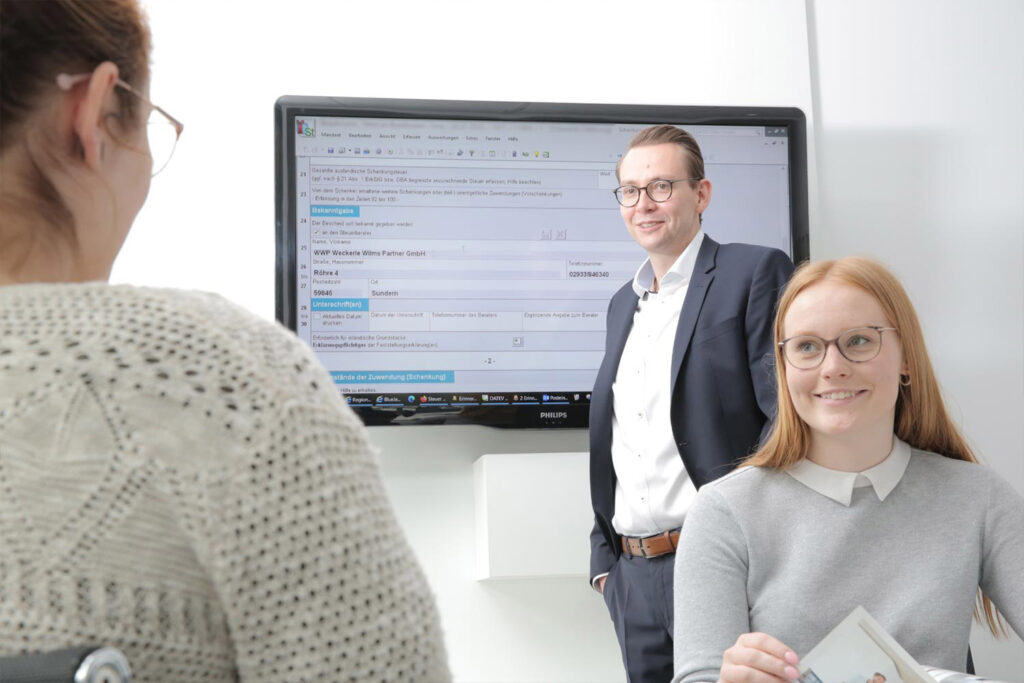 Präsentationssituation bei WWP