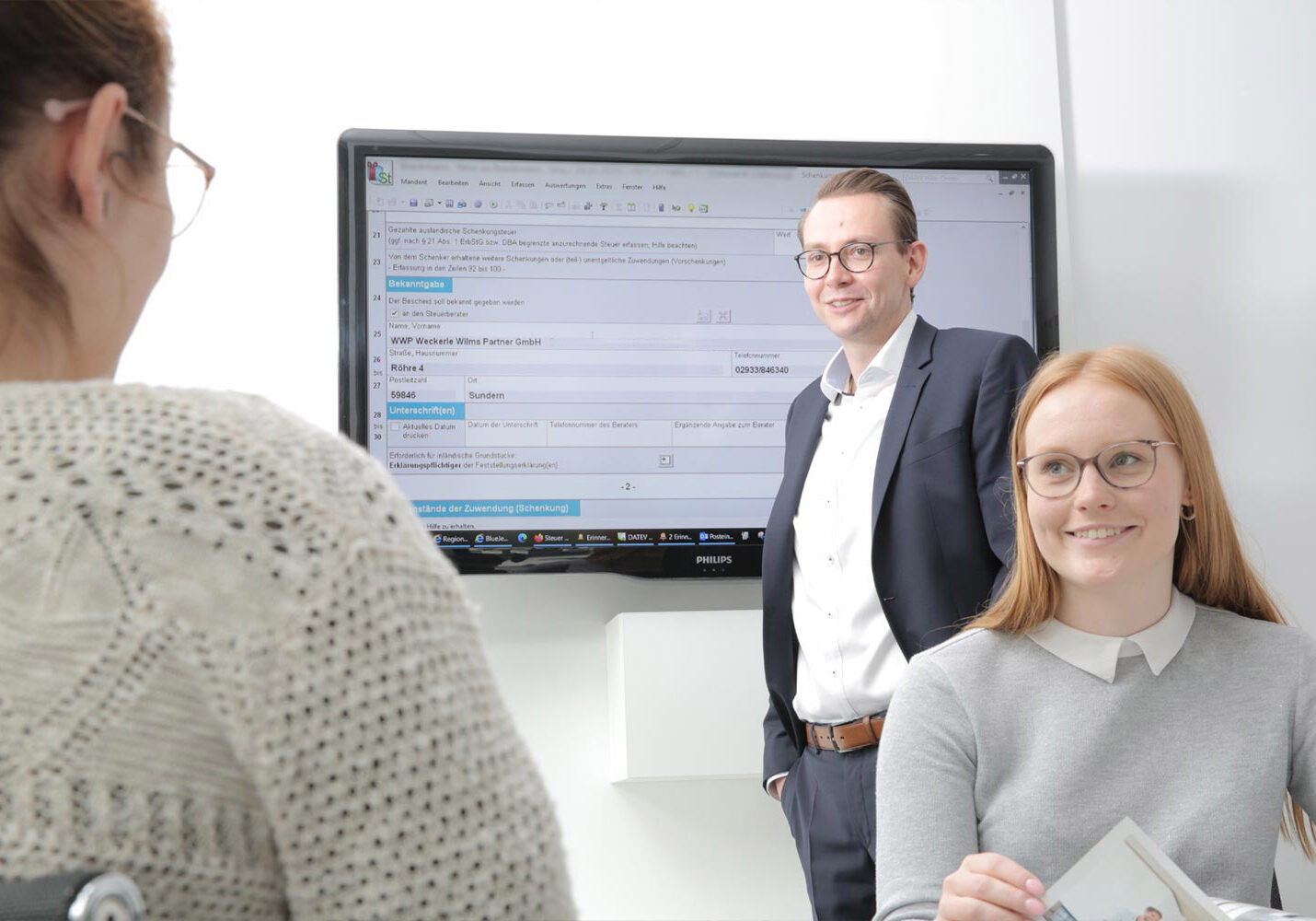 Präsentationssituation bei WWP